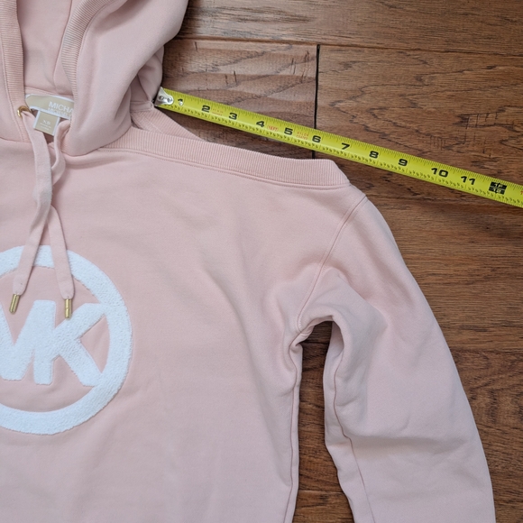 Michael Kors Women's Peach Hoodie - Picture 5 of 7